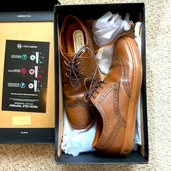 Kenneth Cole men’s dress shoe size 91/2 medium. Worn once for a wedding - Picture 1 of 4